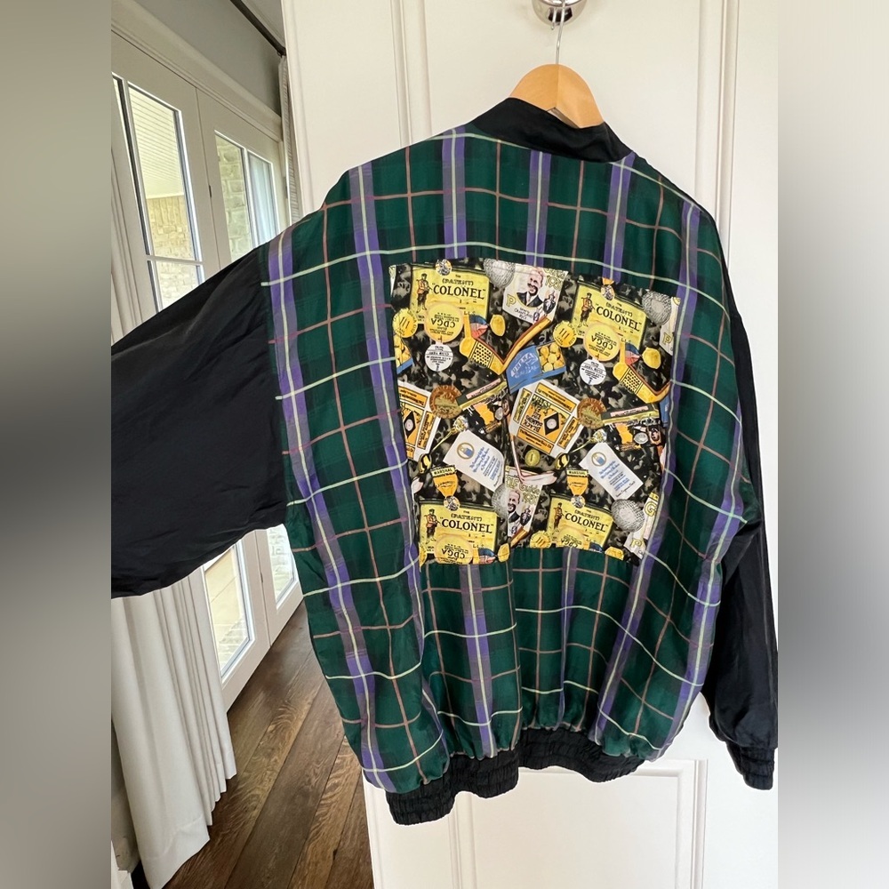 Vintage Robert Stock Silk Golf Jacket Wind Breaker Men’s Large